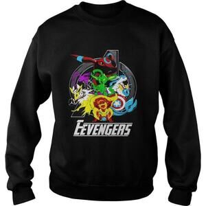 Pokemon Eevengers Endgame Superhero Mashup Sweatshirt